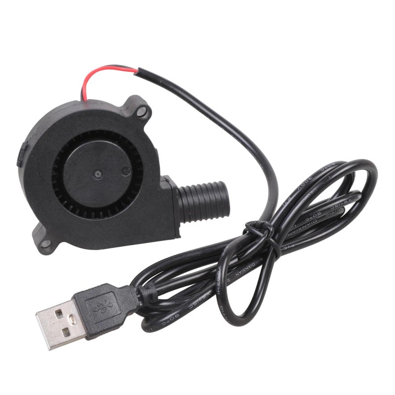مروحة نفخ USB مقاس 50 مم 5 فولت محمولة 4300 دورة في الدقيقة تدفق هواء هادئ للتحكم الحراري في الإلكترونيات - Image 2
