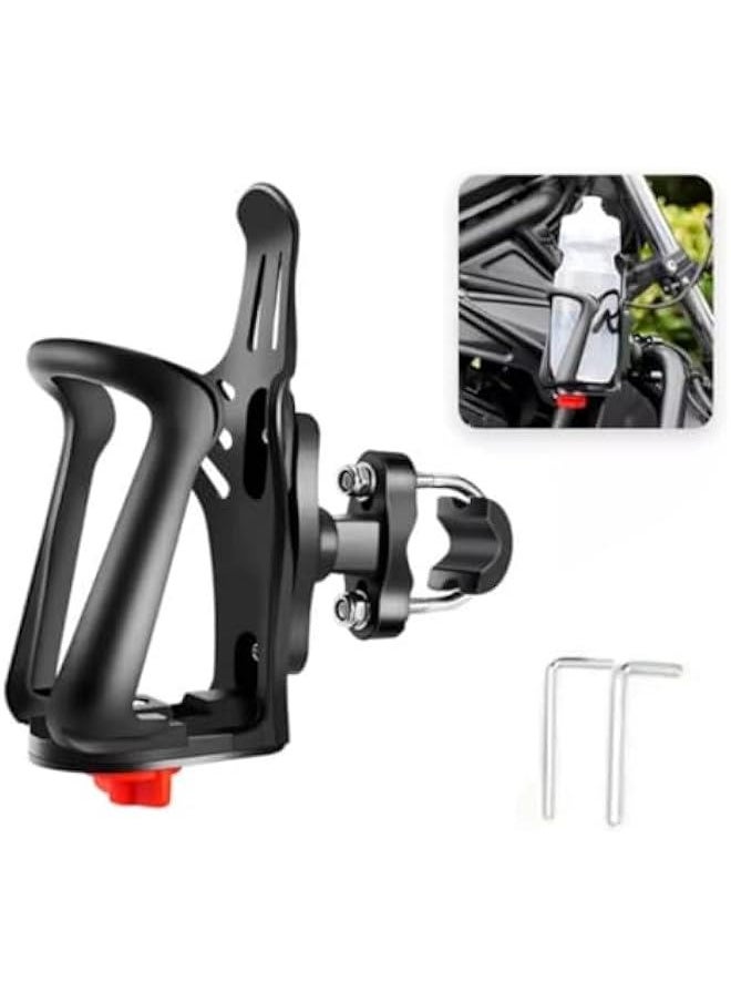 HOOKOR Bike Water Bottle Holder - 【for Handlebar & Frame】 【for 1.9-2.8 Diameter Bottles】Bicycle Drink Holder, Motorcycle Cup Cage with Screw Tool, Fit Standard and Smaller Size Bottles.  - Image 1