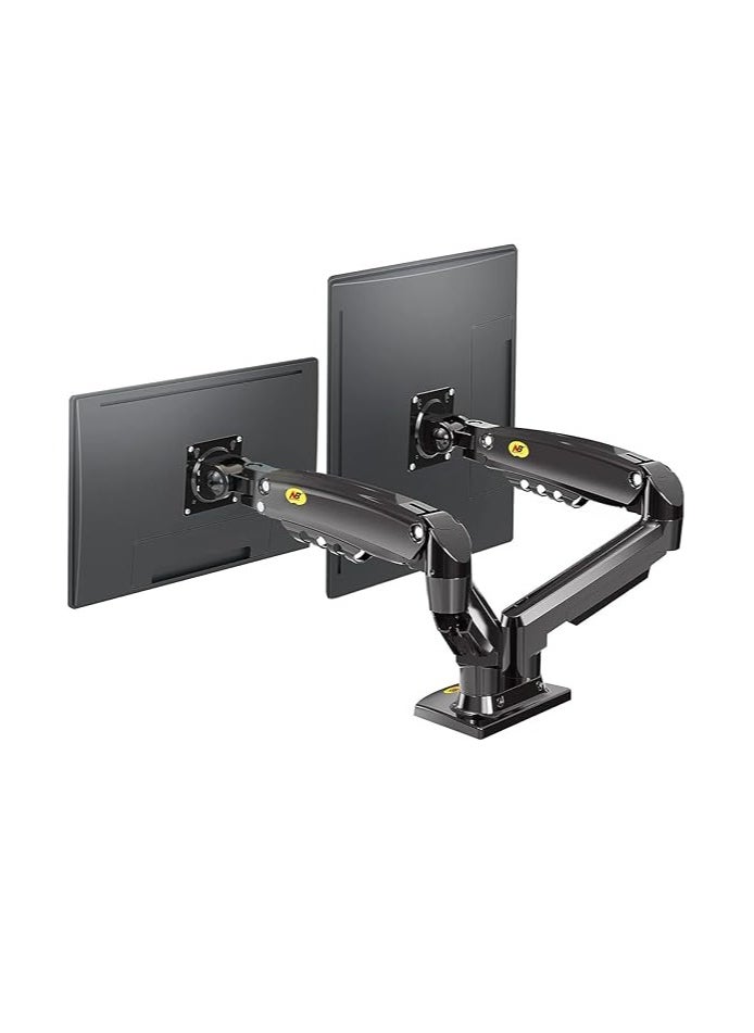 Generic Dual Monitor Mount with Gas Spring Arm F160 – Full Motion Desk Mount for 17-27” Monitors, VESA Compatible  - Image 1