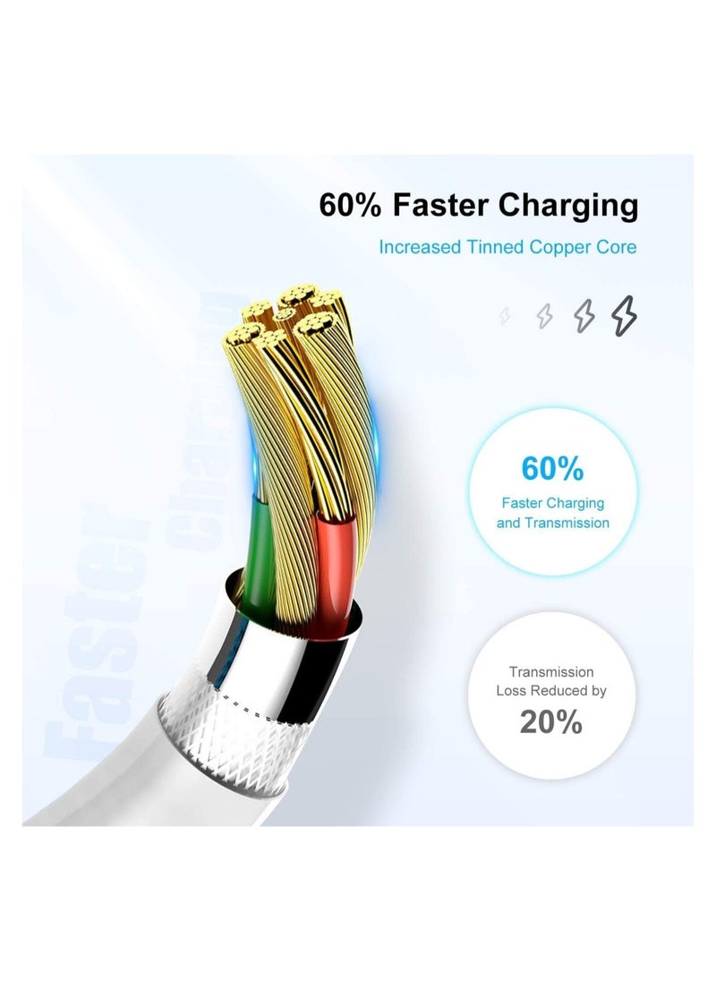 ELTRAZONE - 3 Pack[ Apple MFi Certified ] iPhone Charger 3ft, Lightning to USB Cable 3 Feet, Fast Apple Charging Cable Cord 3 Foot for iPhone 14 Pro Max/13 Pro Max - Image 1
