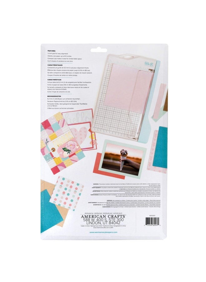 We R Memory Keepers Hand Tools - Mini Guillotine Paper Cutter  - Image 3