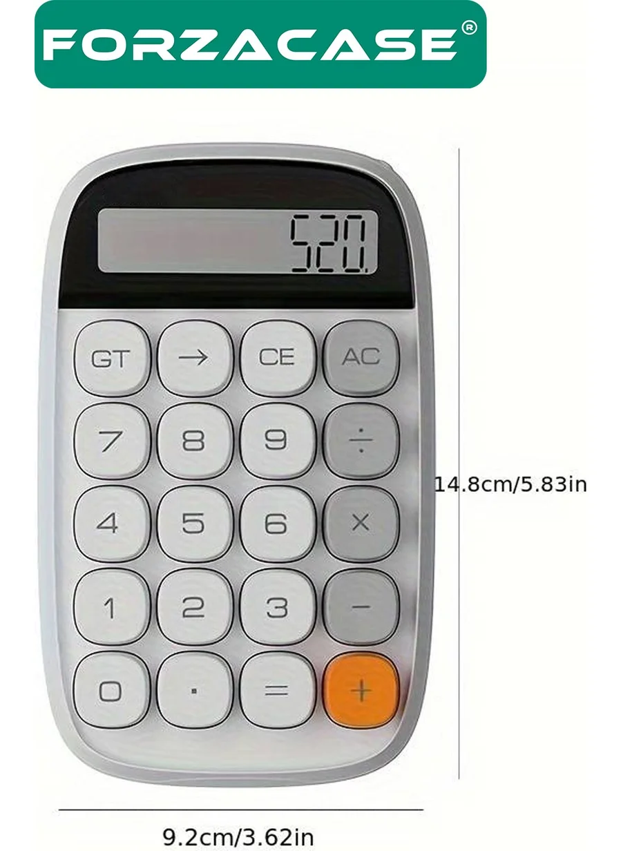 Forzacase Mechanical Keyboard Look LCD Screen 10 Key Calculator Pink - FC637