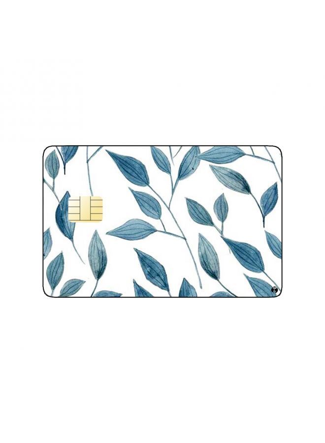 RKN PRINTED BANK CARD STICKER Beautiful Tree Leaves Drawing - Image 2