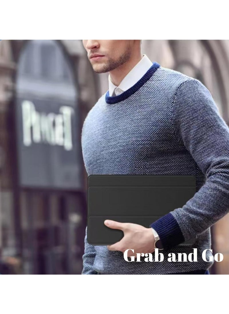 Slim Stand Hard Back Shell Smart Cover Case for Huawei MatePad SE 11 inch, AGS6-W00 AGS6-W09 -Auto Wake/Sleep Black