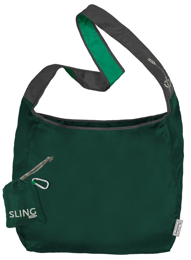 ChicoBag rePETe Crossbody Sling with Carabiner Clip | Recycled Crossbody Bag | Eco Friendly | Green Coral - Image 1