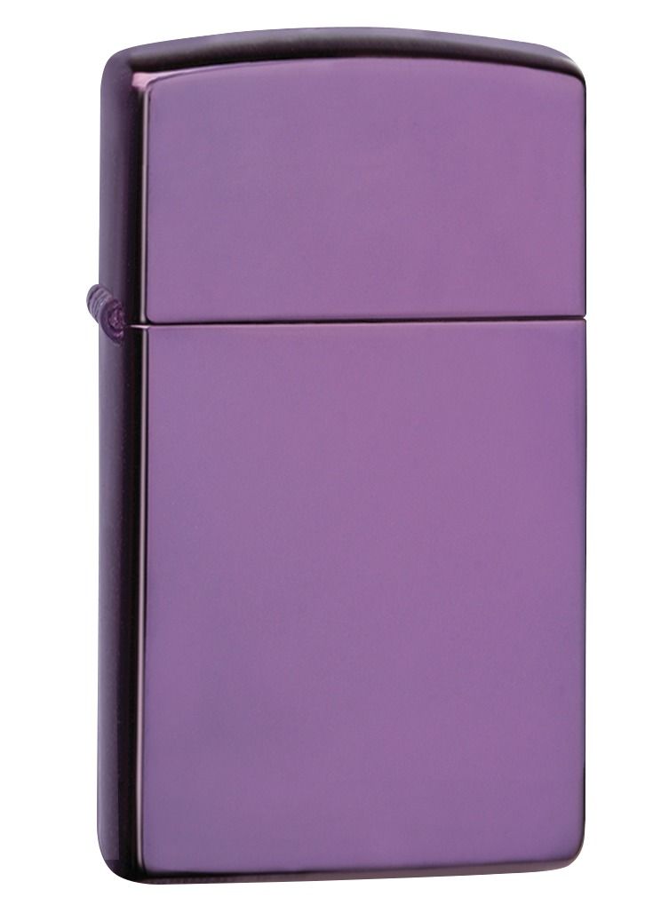 Zippo 28124 Slim High Polish Purple Windproof Lighter - Image 1