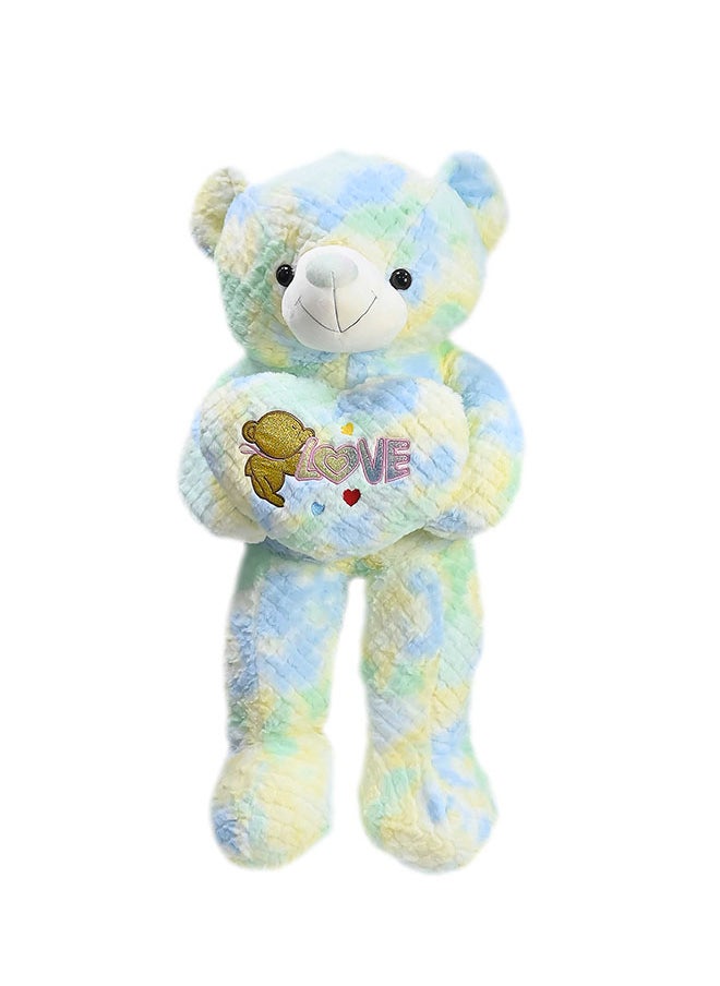 Toyland - Teddy Bear Toy with Holding Heart Shape for Girls Friend and Couples Anniversary Valentine and Birthday Gift (90CM,Green) - Image 1
