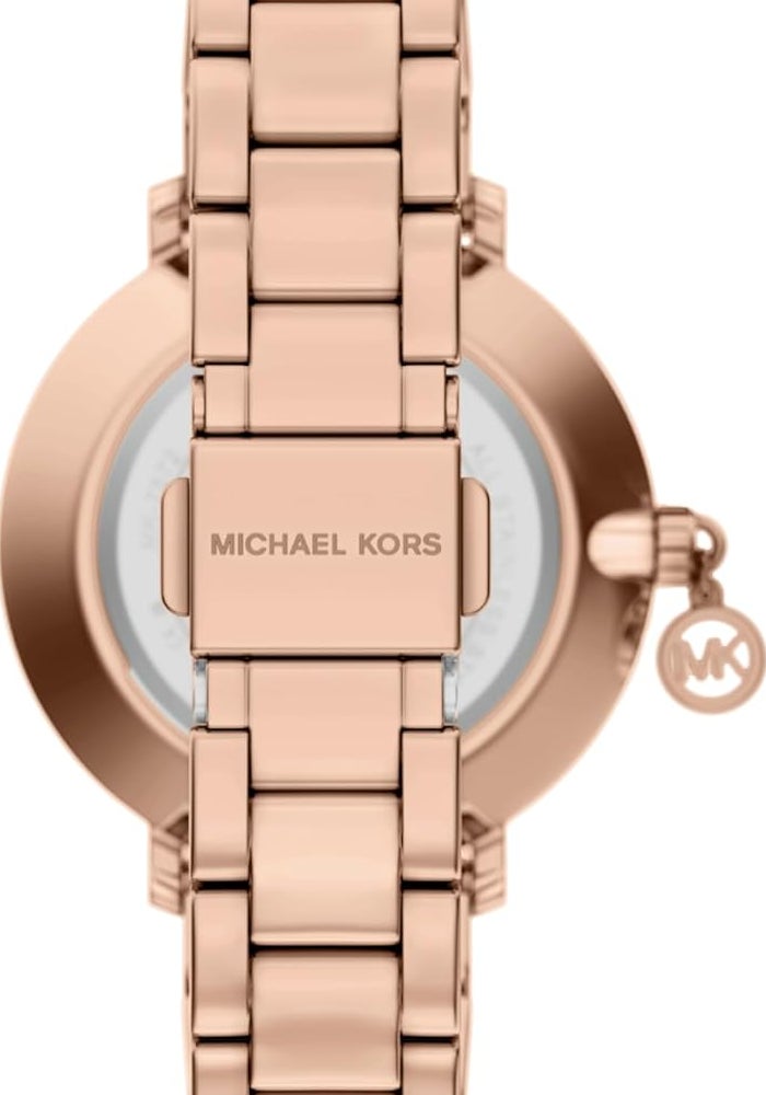 مايكل كورس Women Michael Kors Women's Pyper Two-Hand Rose Gold-Tone Stainless Steel Watch - Image 2