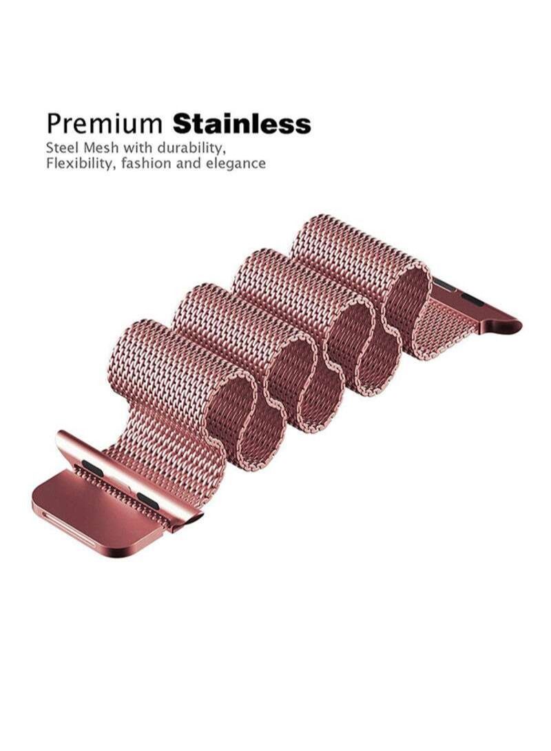 BORTONY Replacement Band For Apple Watch Series 1/2/3 38mm Rose  - Image 3