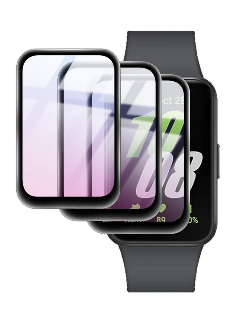 3pack 3D Protective Film For Samsung Galaxy Fit 3 Screen Protector Anti-scratch Soft Films For Galaxy Fit 3 Smartwatch Protector Films - Image 1