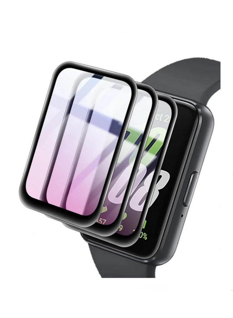 3pack 3D Protective Film For Samsung Galaxy Fit 3 Screen Protector Anti-scratch Soft Films For Galaxy Fit 3 Smartwatch Protector Films - Image 2