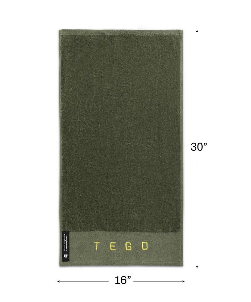 TEGO Fit Anti-Microbial Gym Towel | 600 GSM | Ringspun Cotton | Odour-Free, Super-Absorbent | for Gym, Sports & Equipment Protection | 30x16” | Hygiene Control - Image 2
