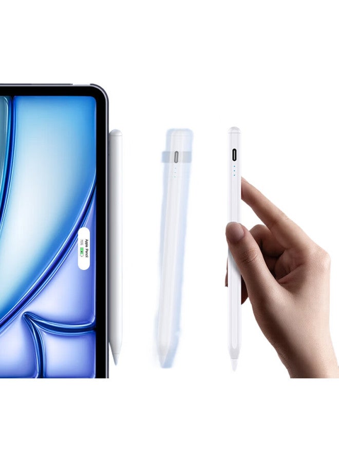 JD.com Jd Jingzao Ipad Air 6 Case, 11-Inch Air 5/4 Tablet Protective Cover 20 Model 10.9-Inch Tri-Fold Stand, Ultra-Thin Shockproof Silicone Case, Semi-Transparent Black - Image 2