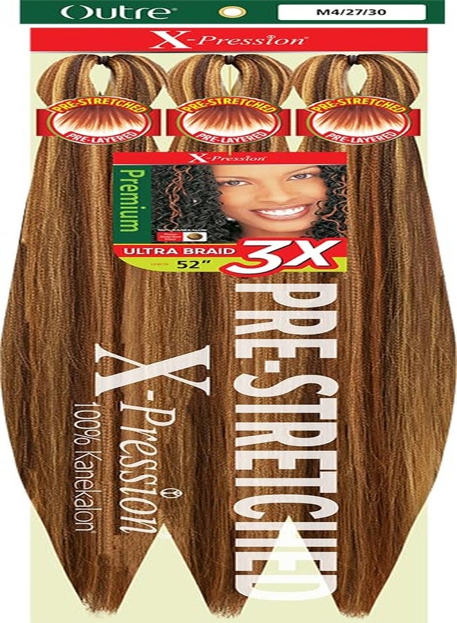 Outre X-Pression Braid - Pre Stretched Braid 52" 3X (3 Pack, M4/27/30) - Image 5