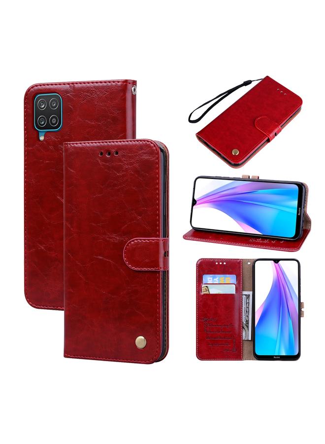 S-TOP Case For Samsung Galaxy M33 5G Global Oil Wax Texture Leather Phone Case - Image 1