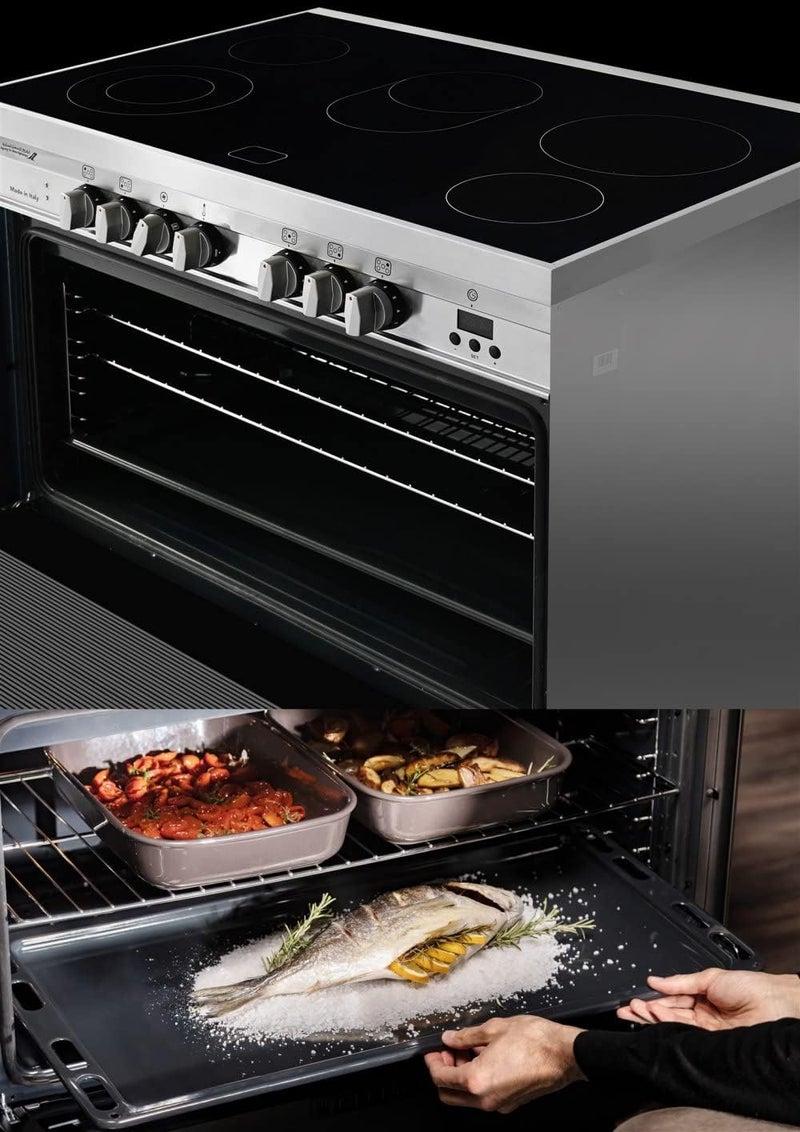 GLEMGAS Glem Gas Ceramic Electric Oven with 5 Burners - Model No SB9624VI - Image 5