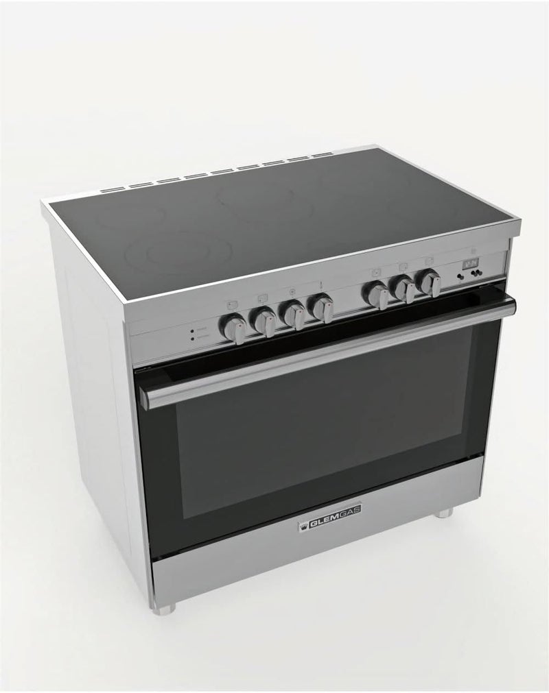 GLEMGAS Glem Gas Ceramic Electric Oven with 5 Burners - Model No SB9624VI - Image 3