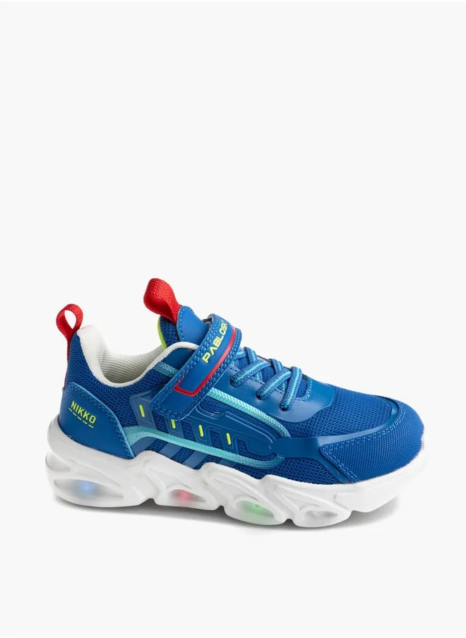 بابلوسكي Girls Running Shoes With Hook & Loop Closure