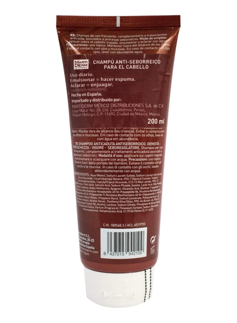 MartiDerm Hair System Anti-Aging Anti-Hair Loss Shampoo, 200 milliliters - Image 4