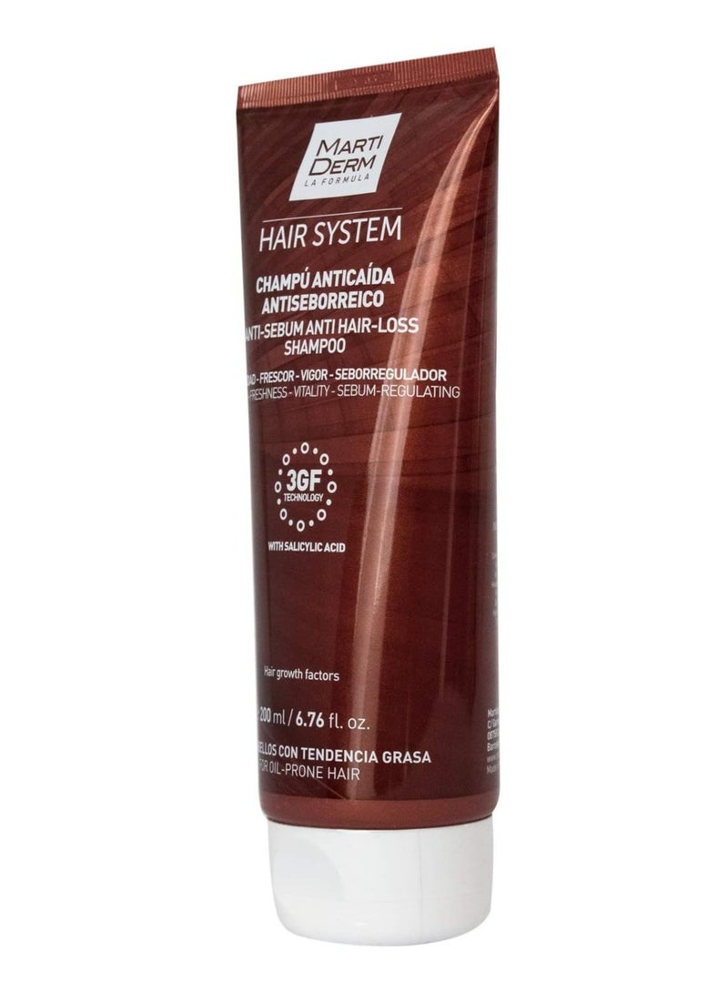 MartiDerm Hair System Anti-Aging Anti-Hair Loss Shampoo, 200 milliliters - Image 3