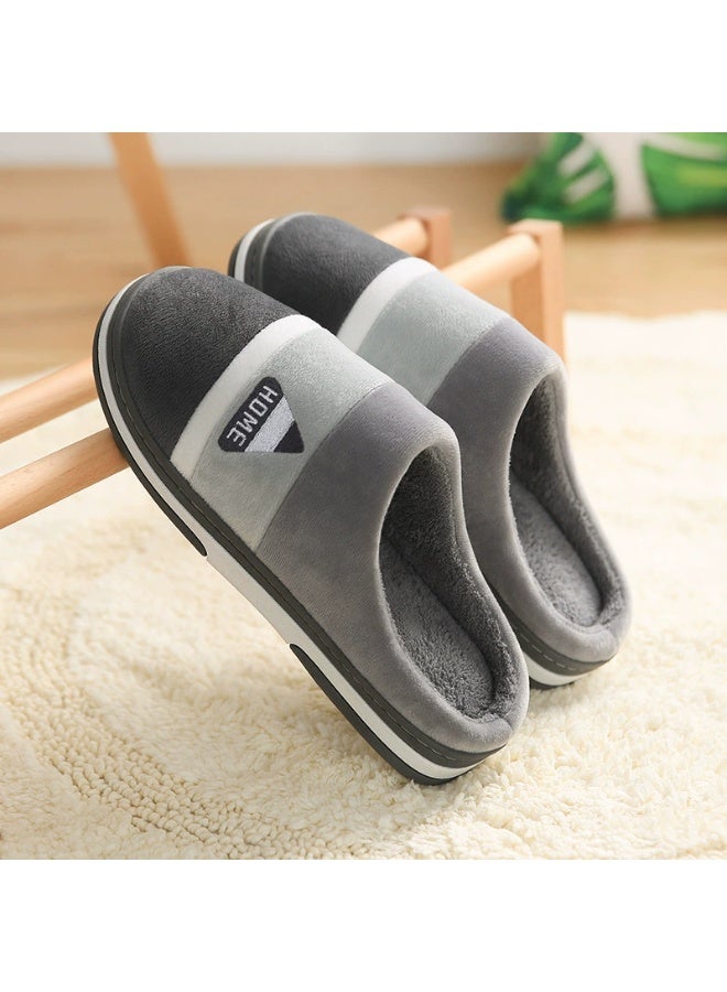 Cotton slippers - perfect for home use, providing warmth, slip resistance and thick soles.