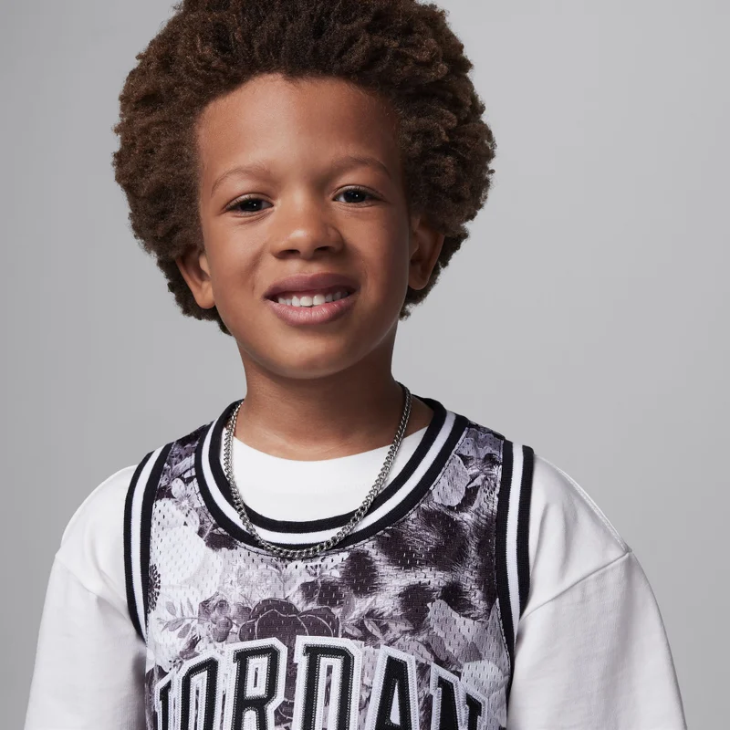 Jordan Grey Kids' 23 Printed Jersey  | Best Price UAE