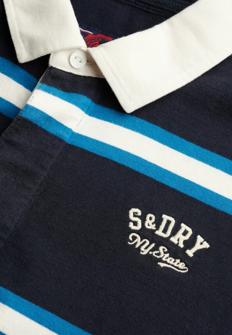 Superdry  Vintage Athletic Stripe Rugby Top for Men | Best Price UAE
