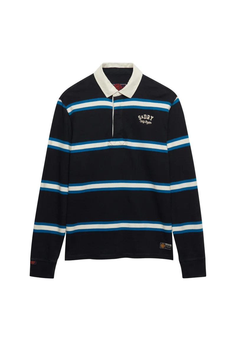 Superdry Vintage Athletic Stripe Rugby Top