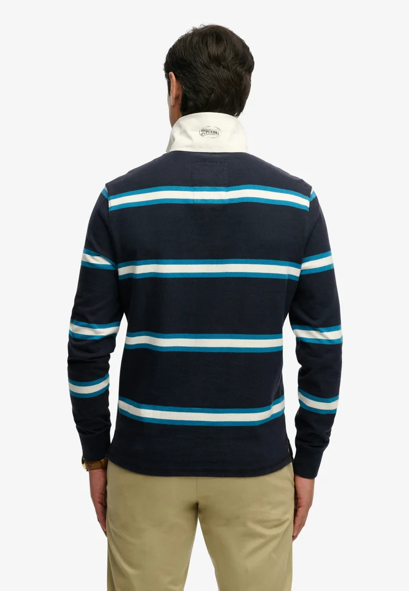 Superdry  Vintage Athletic Stripe Rugby Top for Men | Best Price UAE