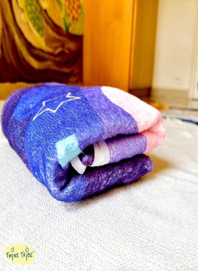 TwinsTribe Milestone Blankets for Twins: The Night Sky | Gift Idea for Newborn Twins | Attractive Gift Box | Perfect for Capturing Memories - Image 5