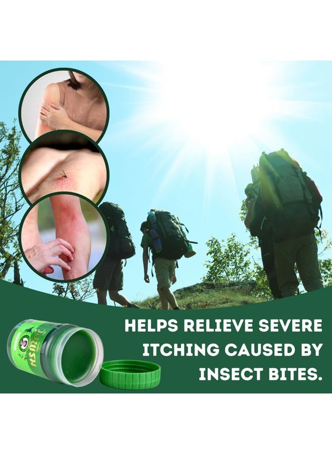 WANG PROM Herbal Balm-Insect Bite Balm for Muscles, Joints, and Whole Body- Soothes and Pains 50g (Pack of 3) (Green Herb) - Image 5