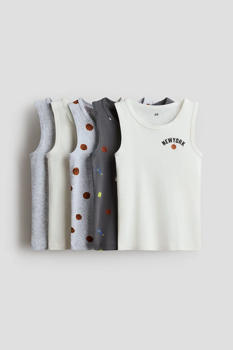 H&M 5-pack vest tops