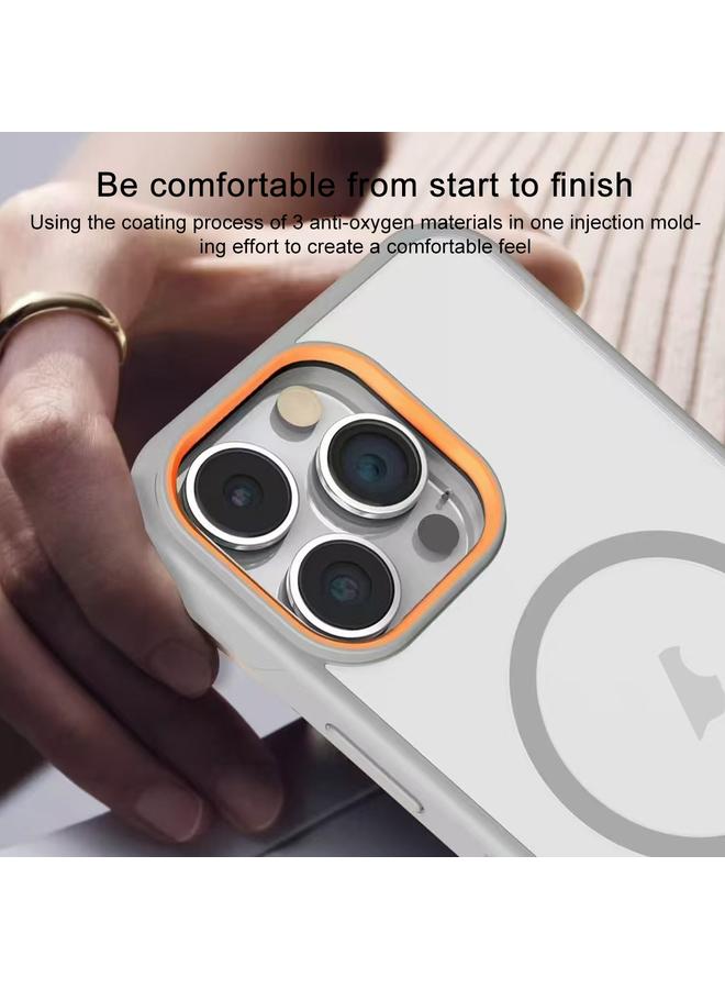 S-TOP Case For iPhone 13 Pro Max Frosted Translucent Side Ice Fog Cooling MagSafe Phone Case - Image 4