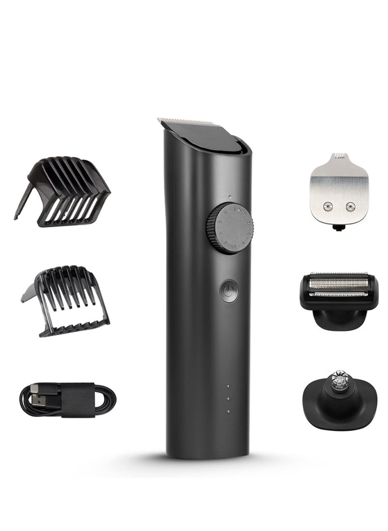 Xiaomi - Mi Grooming Kit Pro personal care set Xiaomi shaving machine with multiple attachments new version black color - Image 1
