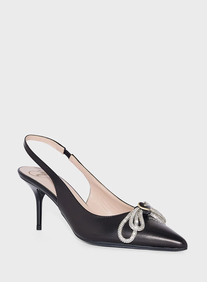 لوف موسكينو Pointed Toe High Heel Pumps