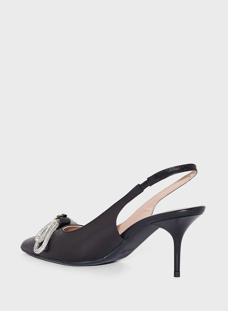 لوف موسكينو Pointed Toe High Heel Pumps