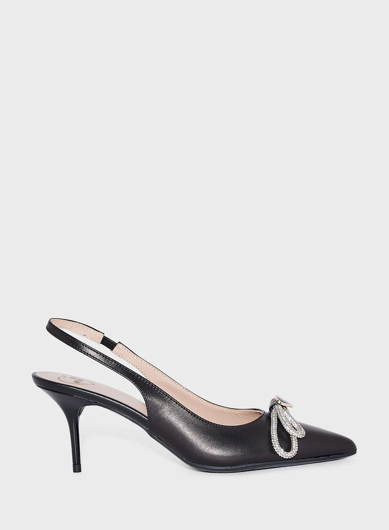 لوف موسكينو Pointed Toe High Heel Pumps