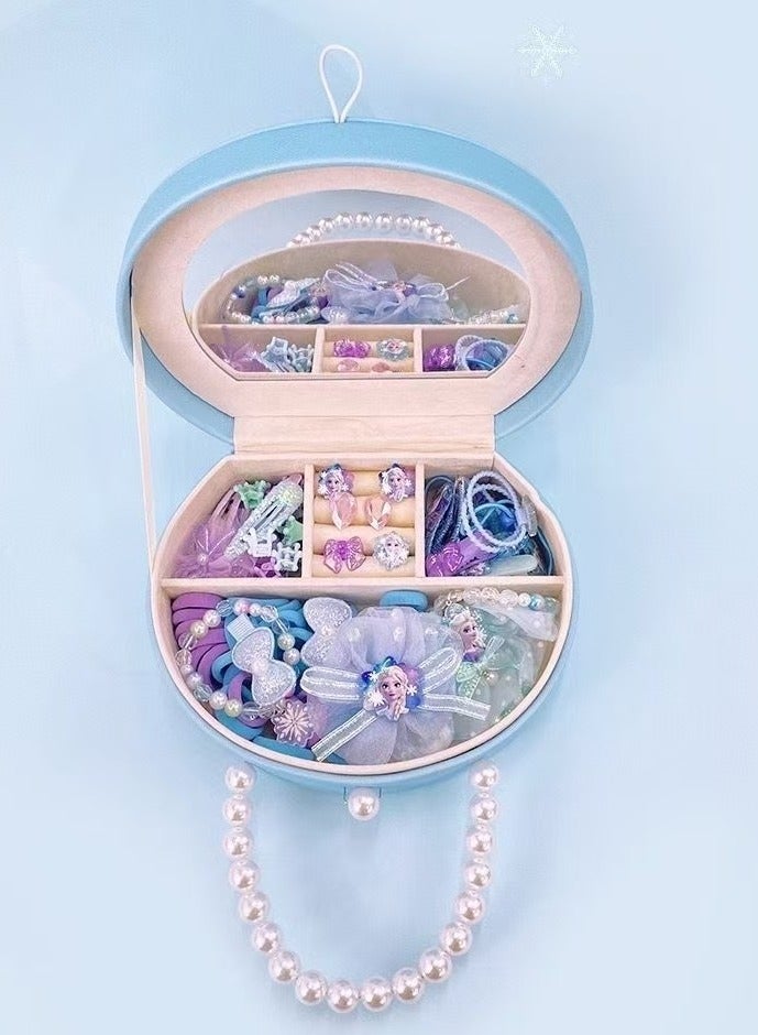 79 قطعة من الإكسسوارات ، مجوهرات الأطفال تخزين مربع - Image 1