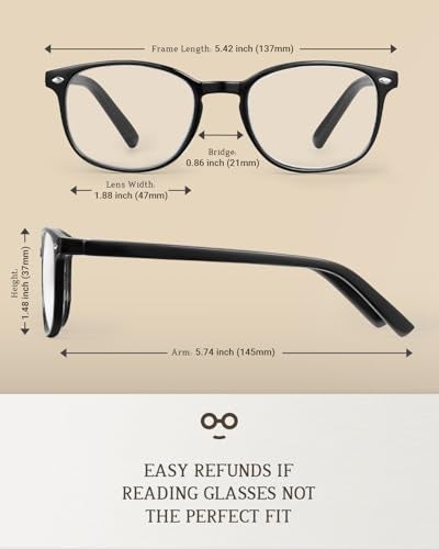 JOLISU 5 Pack Reading Glasses For Women,Blue Light Blocking Computer Reader Spring Hinge Eyeglasses (1.50) - Image 2