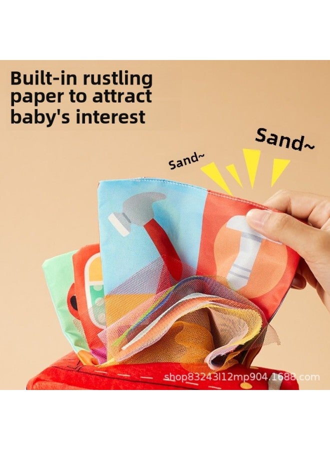 Children's Paper Toy 0-1 Year Old Puzzle Early Education Tear Tissue Box Baby Finger Exercise Toy-Specifications:Unbreakable Paper Box  - Image 4