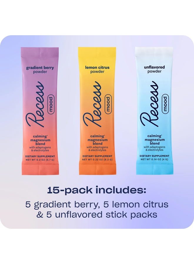 RECESS Mood Drink Mix Powder | Sampler Pack | 15ct Box - Image 2