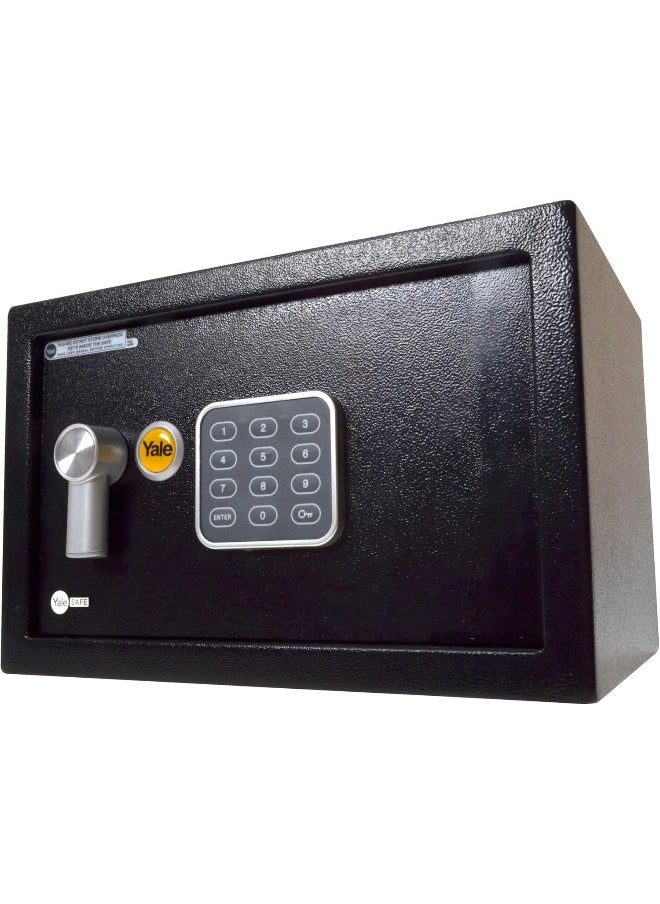 Yale Safe 16.3Ltrs 250X350mm Black Value Home #Ysv/250/Db1 Yale  - Image 1