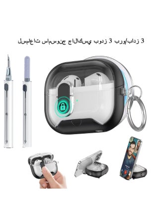 Compatible with Samsung Galaxy Buds 3 Pro/Buds 3 Case with Phone Stand,Full Drop Protection Automatic Snap Switch Design with Cleaner Kit - pzsku/Z903BA258C54F7B9567B7Z/45/1747369177/23fb8547-284a-46cc-a7f7-b077f567bd26