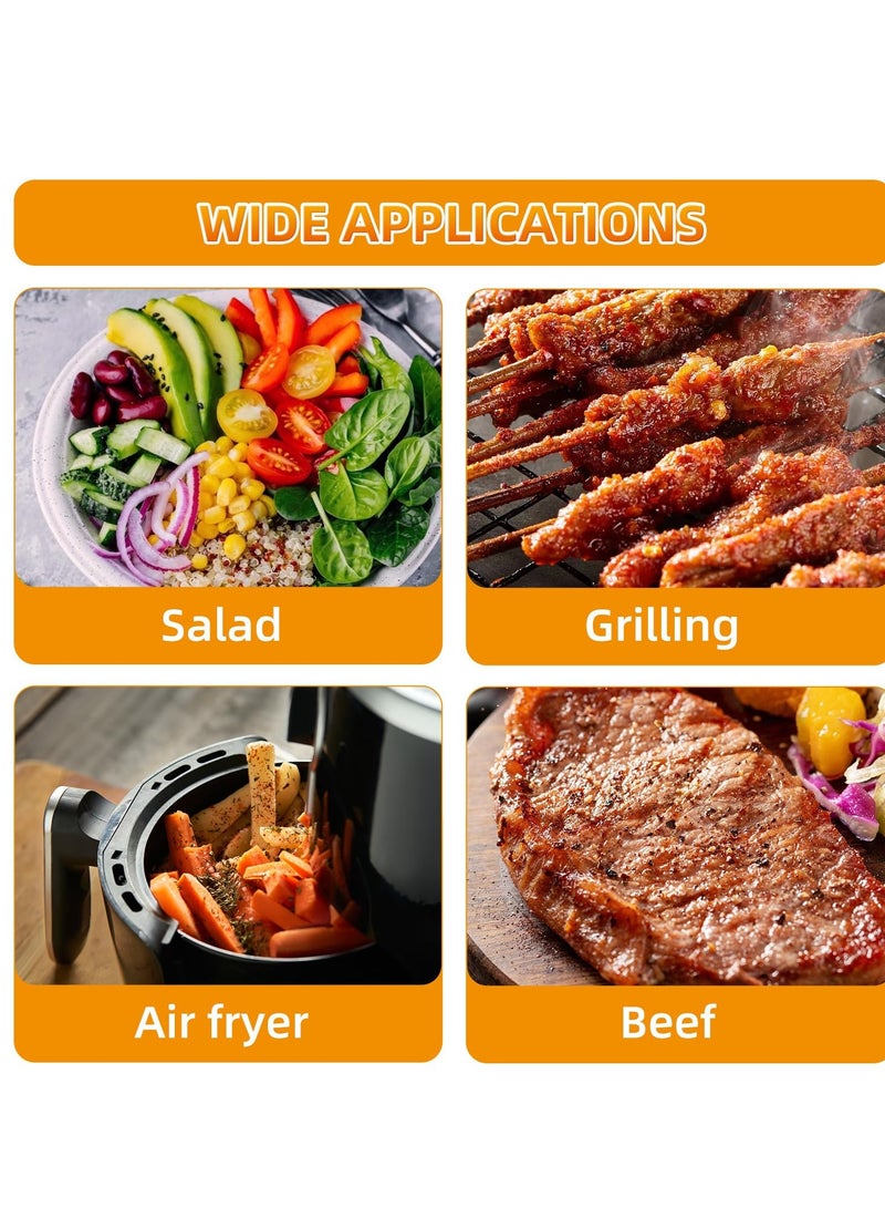 SYOSI 2 Pcs Cooking Oil Dispenser 500ml Oil Dispenser Bottles 17oz Olive Oil Dispenser Stainless Steel & Glass Oil Bottles Kitchen Oil and Vinegar Dispenser Set for Vegetable Olive Oil etc - Image 5