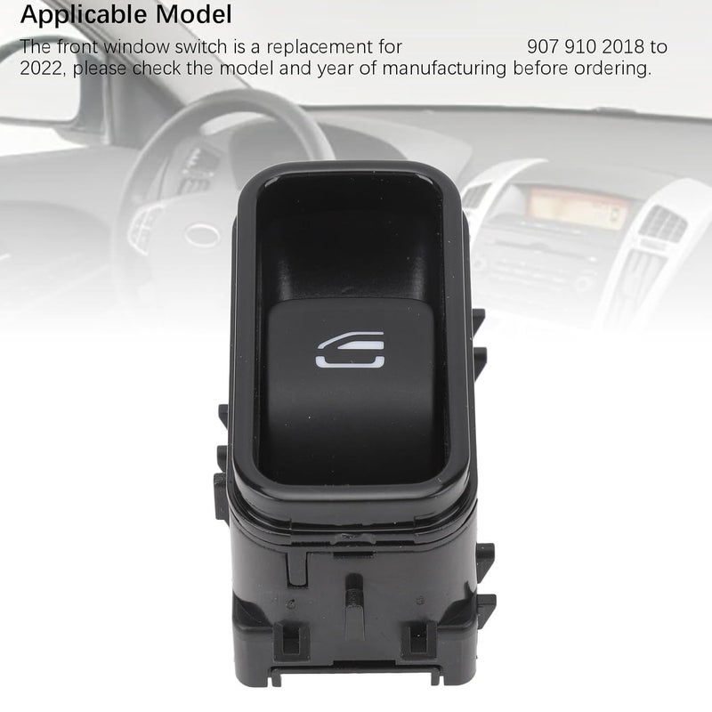 ANGGREK Power Window Switch, Electric Front Window Control Switch Responsive Power Replacement Sprinter 907 910 2018-2022 with (Passenger Side A9079050504) - Image 4