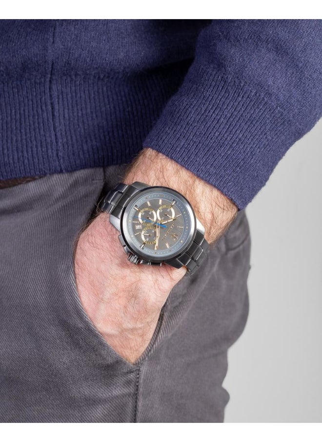 Maserati - Maserati Successo Gun metal Chronograph Quartz Mens Watch - R8873621007 - Image 1