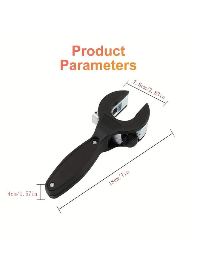 Black Ratchet Pipe Cutter 8 29mm Adjustable for Copper PVC Soft Metal - Image 3