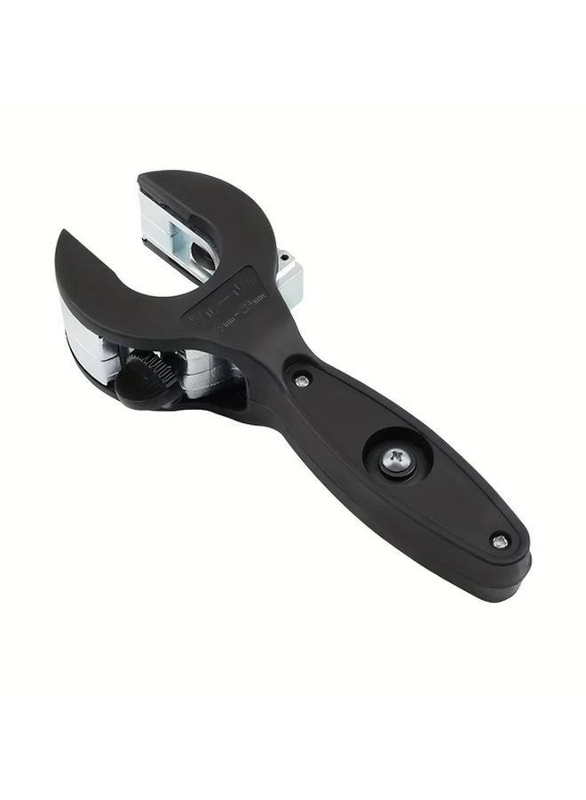 Black Ratchet Pipe Cutter 8 29mm Adjustable for Copper PVC Soft Metal - Image 1