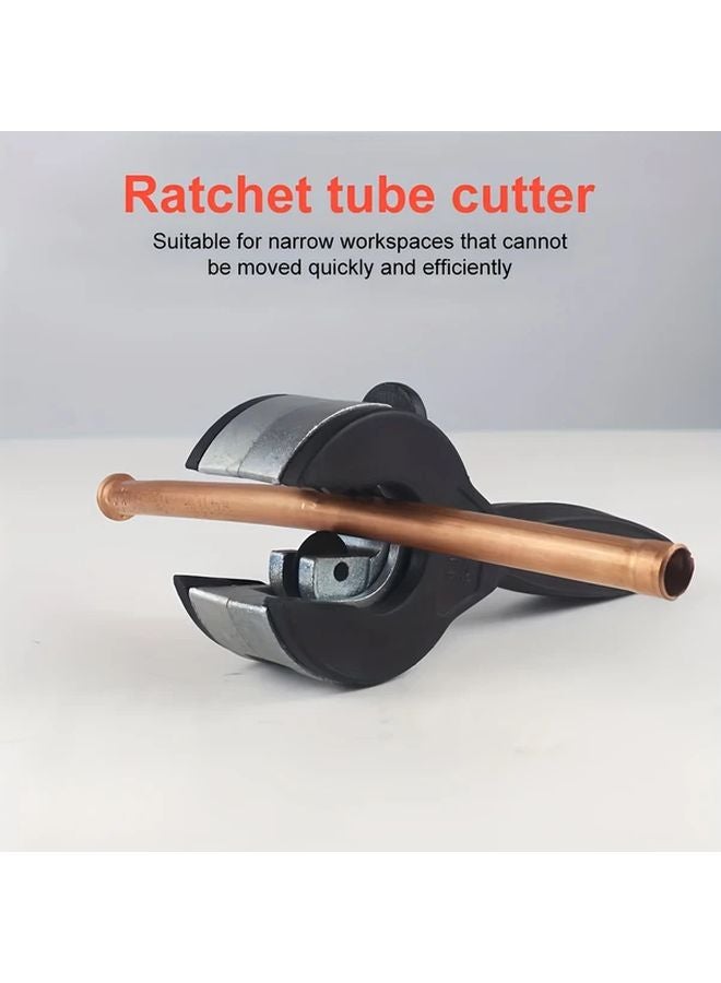 Black Ratchet Pipe Cutter 8 29mm Adjustable for Copper PVC Soft Metal - Image 4