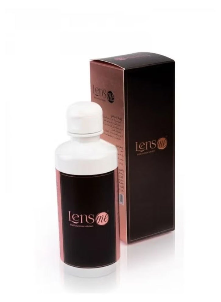 lens.ME Multi-purpose daily contact lens solution for rinsing, cleaning and disinfecting contact lenses, convenient handbag size 60ml